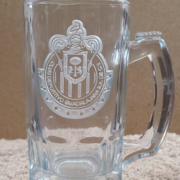 Las Chivas Del Guadalajara Futbol Engraved Beer Mug - Picture 1 of 3